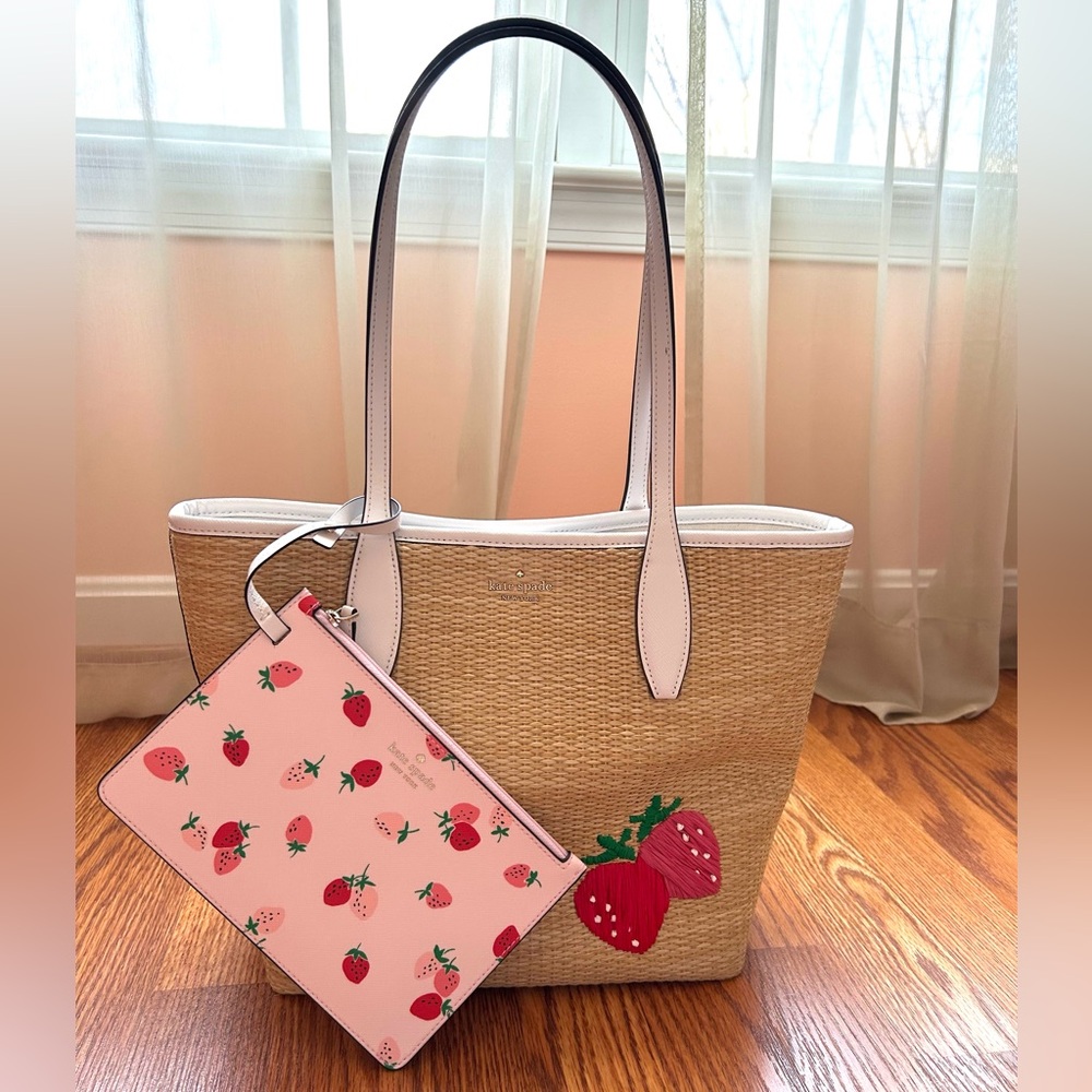 Kate Spade Strawberry wristlet only